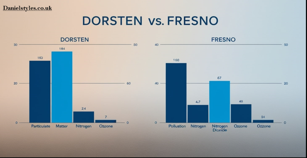 Dorsten vs Fresno Pollution Comparison Chart